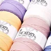 Luckkcords 3mm Thread Matte Polyester Knitted Crochet Yarn Handmade DIY Macrame Cord Woven Bag Hook Rope 90m/150g/roll 3