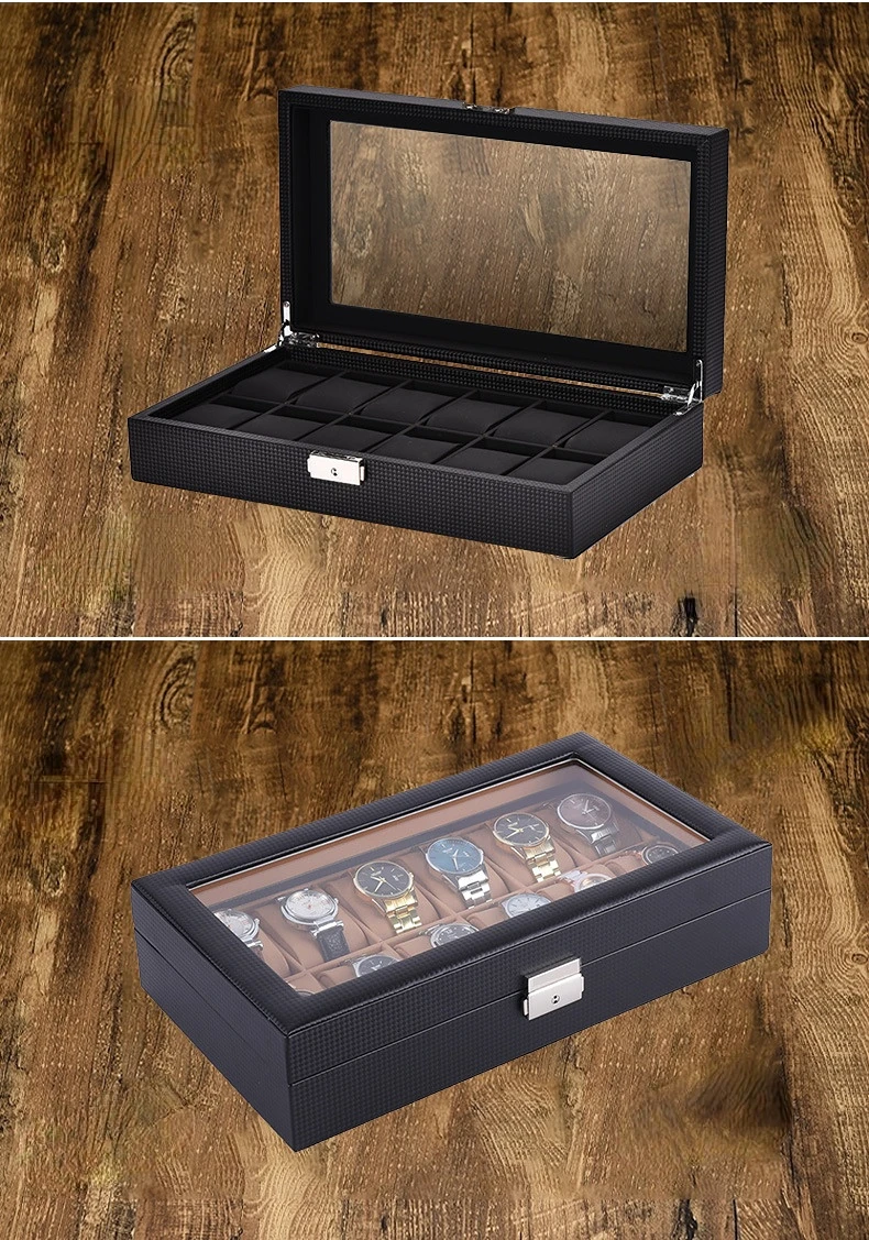 Luxury Wooden Watch Organizer Box with Automatic Watchwinder Stand – Multi-Slot Jewelry... - SKU JDC02145 - UGI Packaging