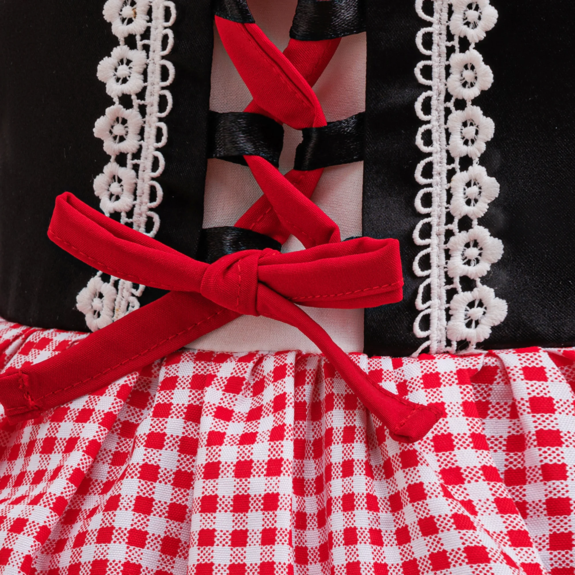 Weihnachten Rotkäppchen Kinderkleidung Performance Kostüm Kleid Lolita Prinzessin Kleid Mädchen Kleidung neue Weihnachten – Detail 9