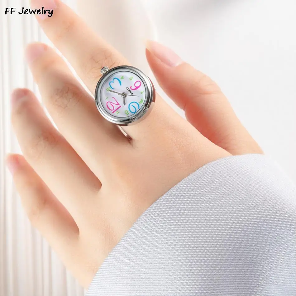 Finger Ring Watch Women | Party Jewelry - Women Personality Shape Design  Ring Female - Aliexpress