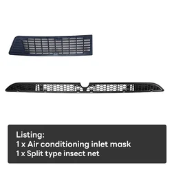 Enhanced Front Bumper Insect and Dust Protection Net with Inner Vent Grille Cover (2in1 kit)