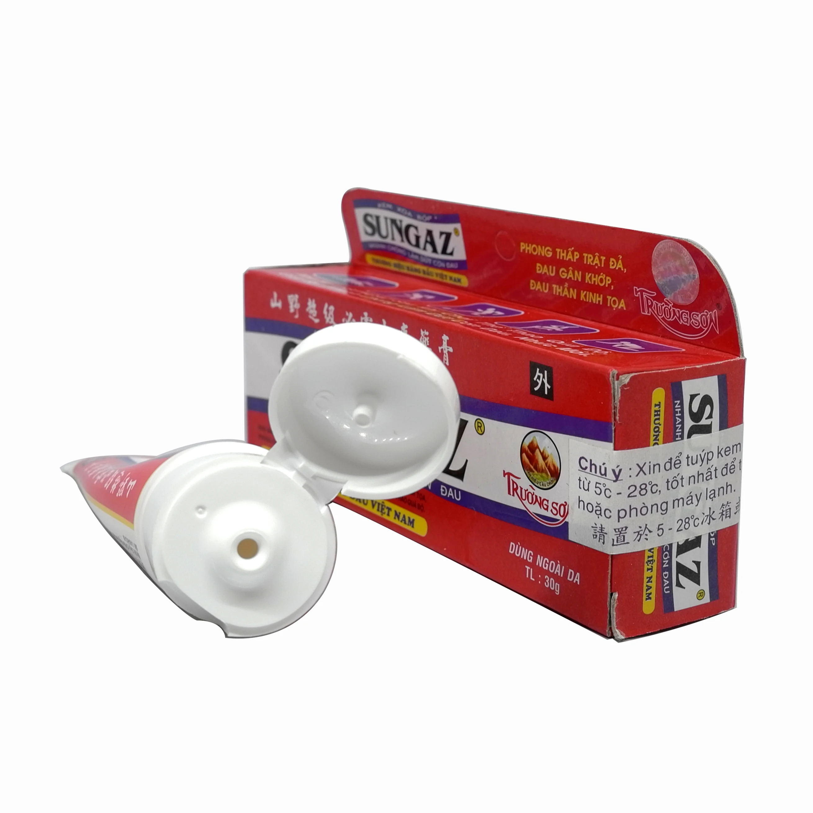 2pcs/lot Vietnam Sungaz Sprain for shoulder, neck, head, abdomen, waist, hand and foot pain.Relax the whole body 30g/pcs