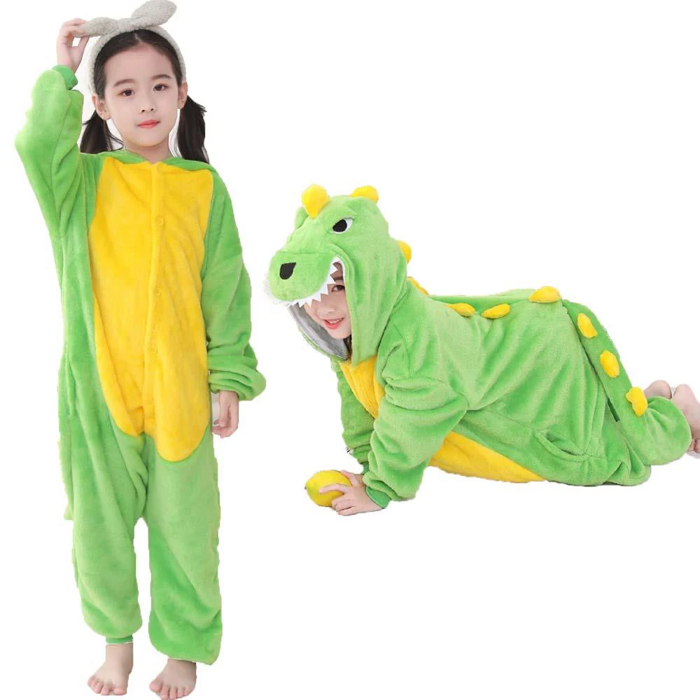 pyjama kigurumi capuche pour grenouillères de loup de dessin pyjama cosplay pour garçons et vêtements de nuit pour ans