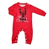 Merry Christmas Pajamas Set Fawn Plaid Print Mother Father Kids Matching Outfits Soft Cute 2pcs Suit Sleepwear Xmas Family Look 6