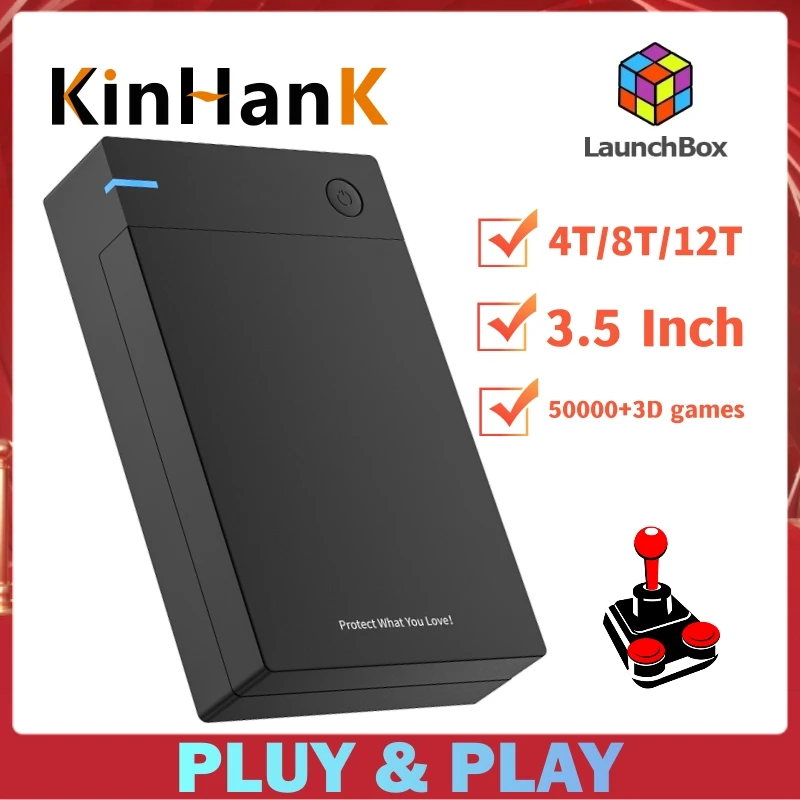 Launchbox 4t 8t 12tレトロゲームhddビッグボックスワイヤレスためps4 Ps3 Ps2 Wii Ps1 N64 Ss外部pcハードドライブ40 000ゲーム 交換部品 アクセサリー Aliexpress