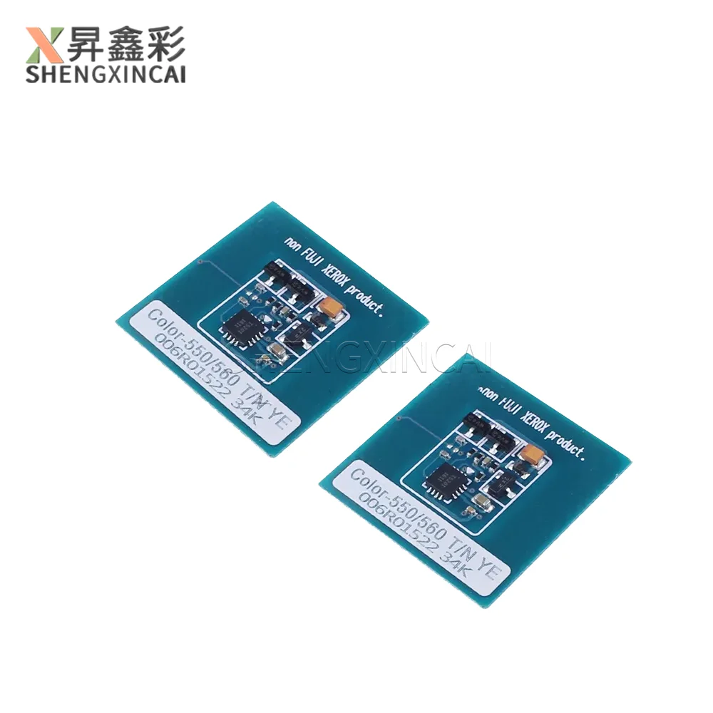 4PCS 컬러 550 560 570 토너 칩 Xerox 컬러 550 560 570 006R01525 006R01526 006R01527 006R01528 토너 카트리지