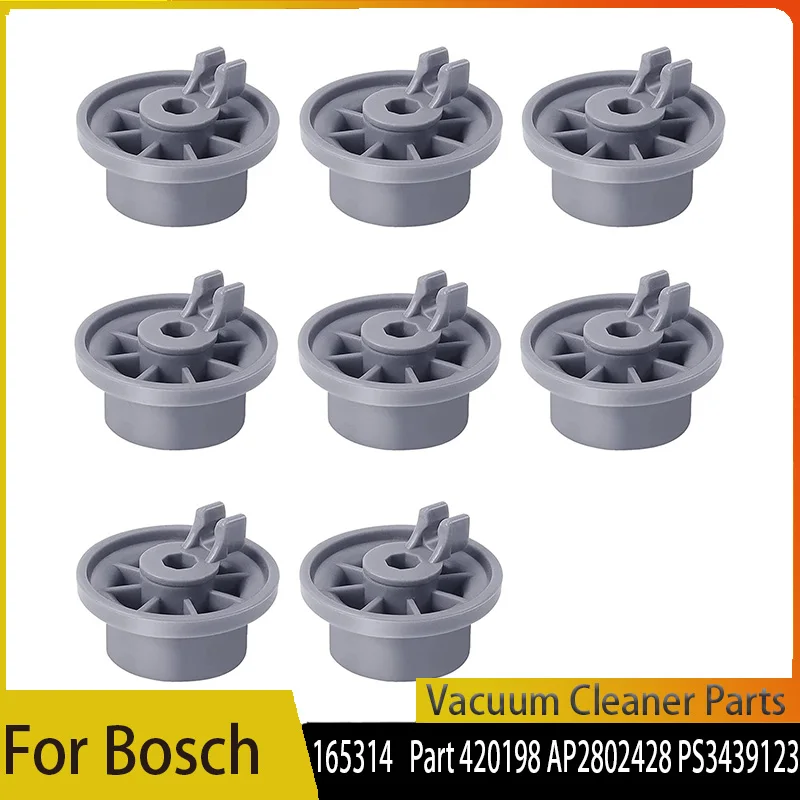 Dishwasher Wheels For BOSCH Siemens Neff 165314 Dishwasher replacement Dish Rack Wheels Part Number 48 AP2802428 PS3439123