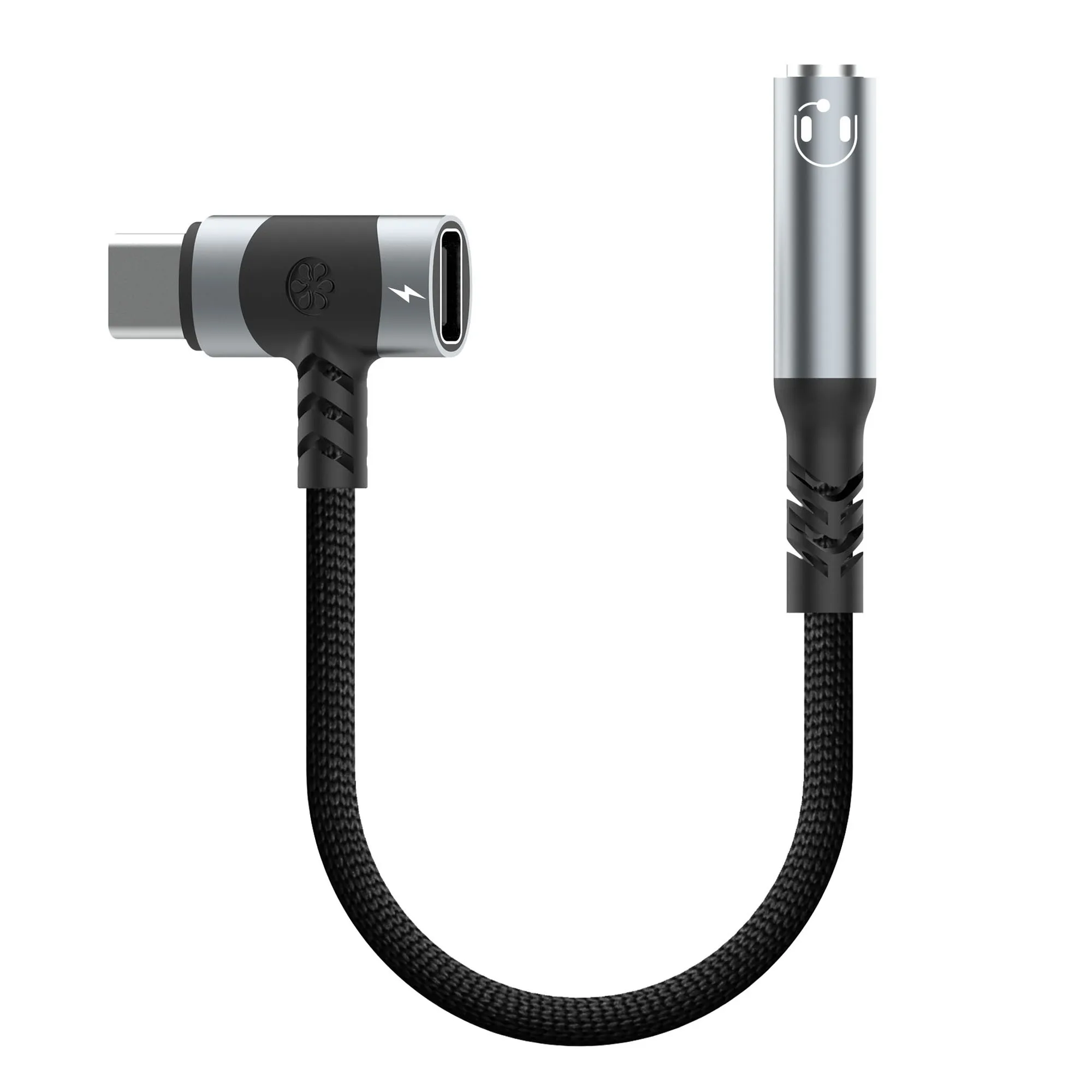 รูปสินค้า สาย USB-C 2 in 1 แปลงเป็น 3.5 มม. สำหรับมือถือและแท็บเล็ต