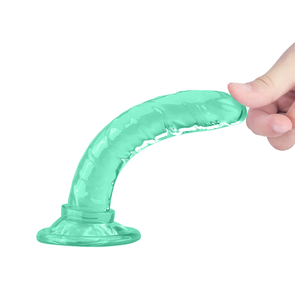 sex toys Dildo Strap On Penis Suction Cup Butt Plug Crystal Realistic Dildo Colorful Sex Toys for Adult Women G Spot Toys Sex Shop