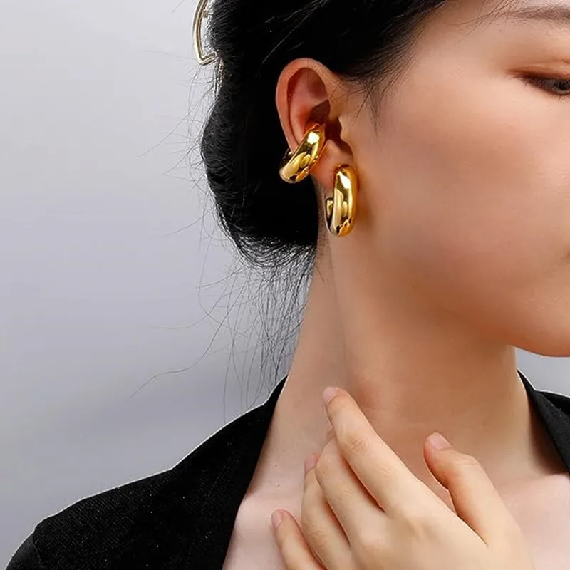 Ear Clip Punk Non Piercing Women