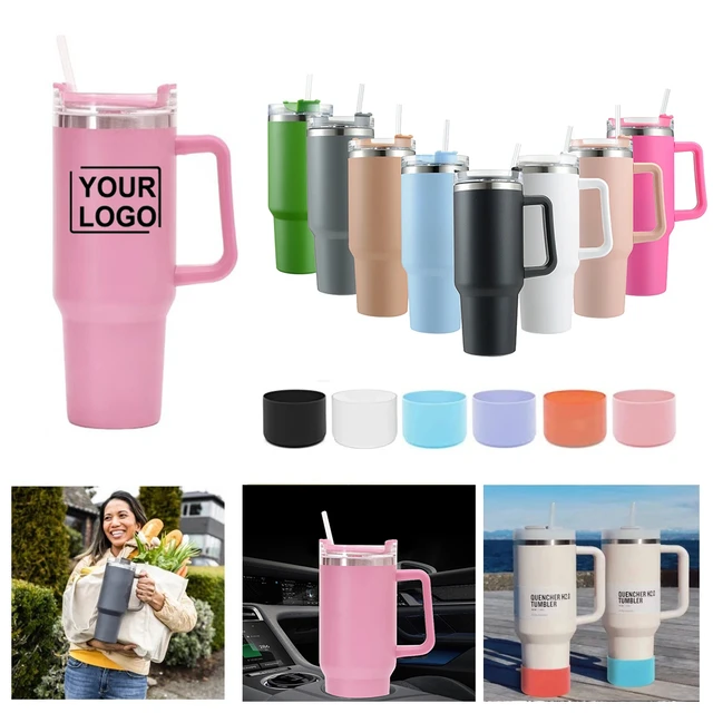 Stanley 40oz Stainless Steel Tumbler Insulated Water Bottle with Handle Lid  Straw Large Capacity Vacuum Travel Mug Outdoor Car - AliExpress