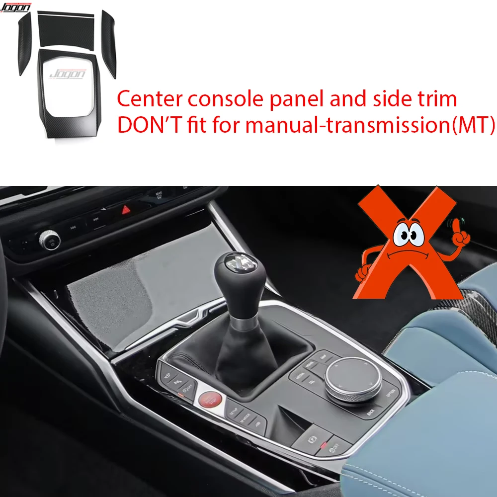 Lhd Genuine Carbon Fiber For Bmw M3 M4 G80 G82 G83 2021 2022 Car Centre  Console Dashboard Side Air Ac Vent Gear Panel Trim - Interior Mouldings -  AliExpress