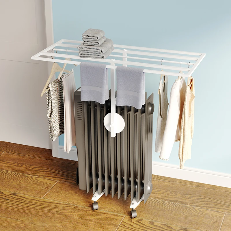 

Electric oil heater drying rack universal electric heater storage drying rack drying bracket oil heater wheel accessories