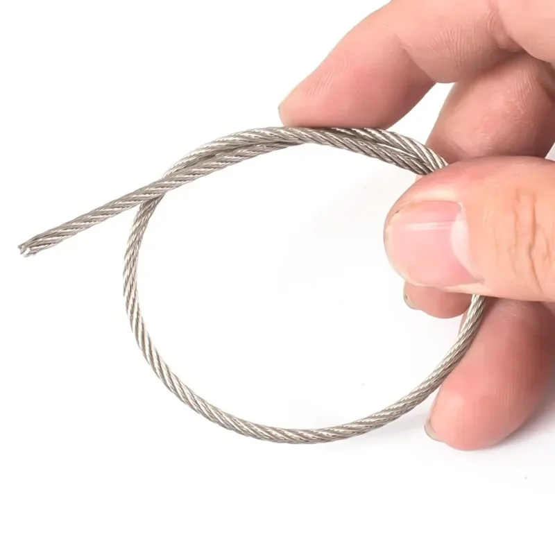 Stainless Steel Cable Rope Kits Steel Wire Rope Stainless Steel Wire 304 Stainless Steel Wire Rope Lifting Diameter 0.3-4.0mm 1x7 7x7 7x19