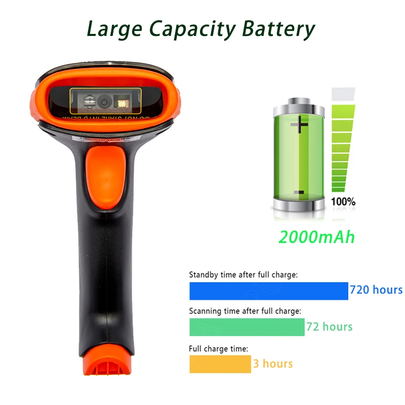 Barcode Scanner barcode scanner for Wireless or Wired 1D 2D