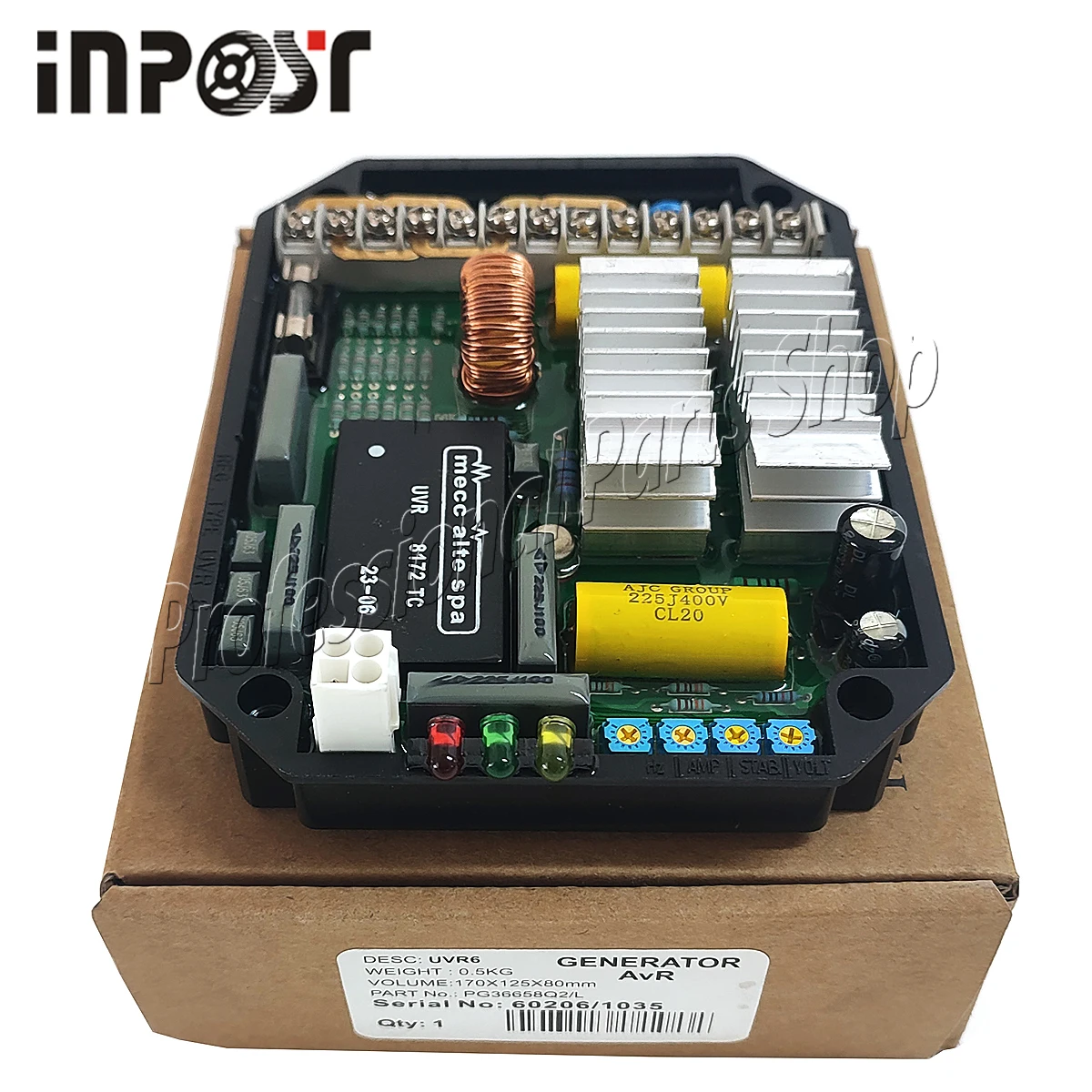

UVR6 AVR Generator Automatic Voltage Regulator UVR8172