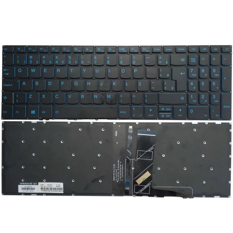 Brasil, Russo, Espanhol, Azul Backlight, L340-17, L340-15,