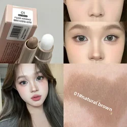 3D Gray Contouring Shading Stick with Brush for Natural Facial Definition (01 - Nature Brown)