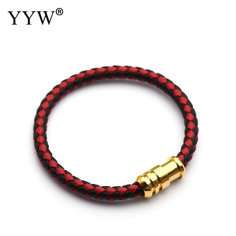10pcs Stainless Steel Magnetic Clasps 6mm Hole Size for Leather Cord Magnet Lace Buckle Bracelet Jewelry DIY Making Accessories