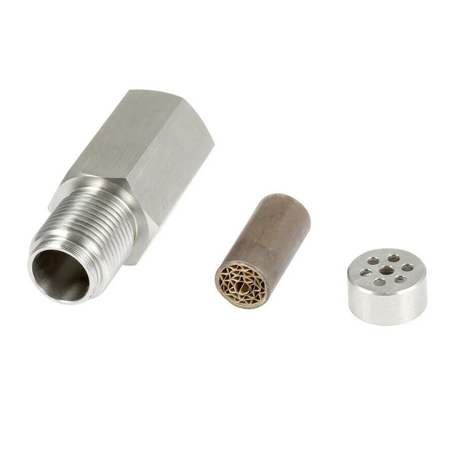 Oxygen O2 Sensor Spacer Adapter Engine Light Oxygen Sensor Simulator Extender M18X1.5 Catalytic Converter CEL Eliminator Check o2 sensor extender spacer
