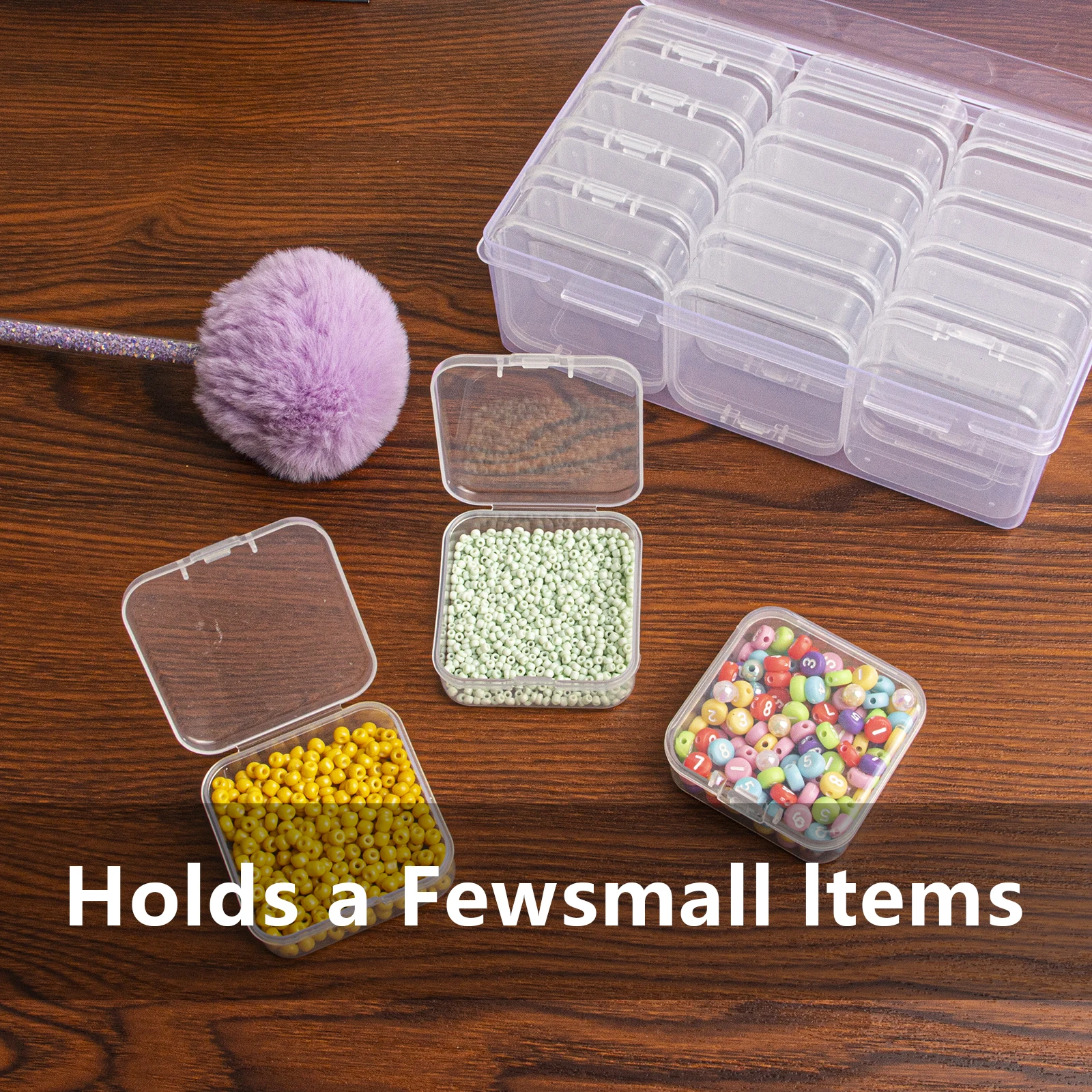 1 Set of 15 Grid Storage Boxes Storage Gift Diamond Painting Stone Beads Suitable for Diamond Embroidery Box DIY Craft Storage