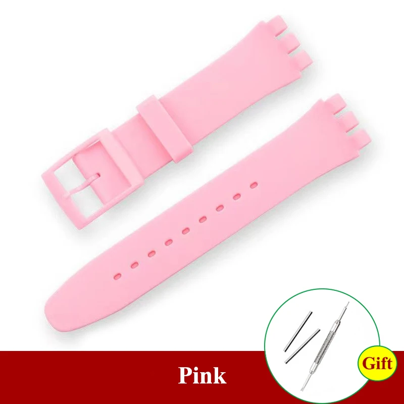 Colorful Soft Silicone Bracelet Watchband Strap Replacement with Tool