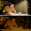 LED Reading Lights 360°Flexible Gooseneck Dimmable Table Lamp Clip On Indoor Bedroom Eye Protection Desk Light Book Clamp Lamp 3