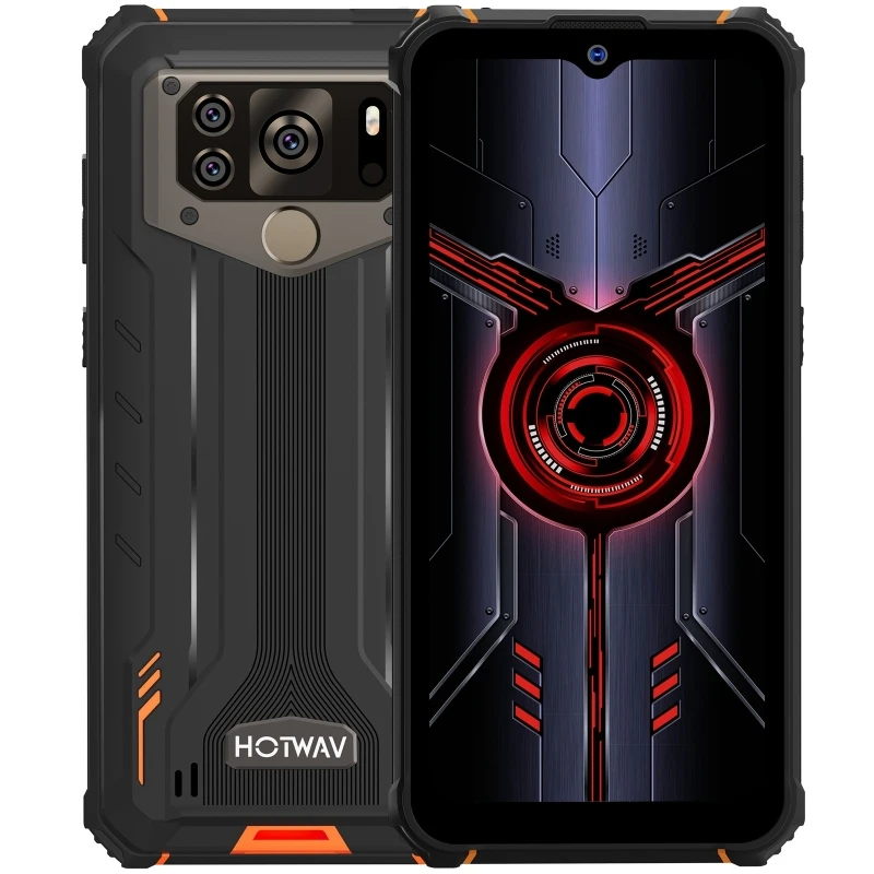 

HOTWAV W10 Pro Rugged Smartphone 6GB RAM 64GB ROM 6.53'' Helio P22 Octa Core Android 12 15000mAh 20MP/13MP IP68 Mobile Phone