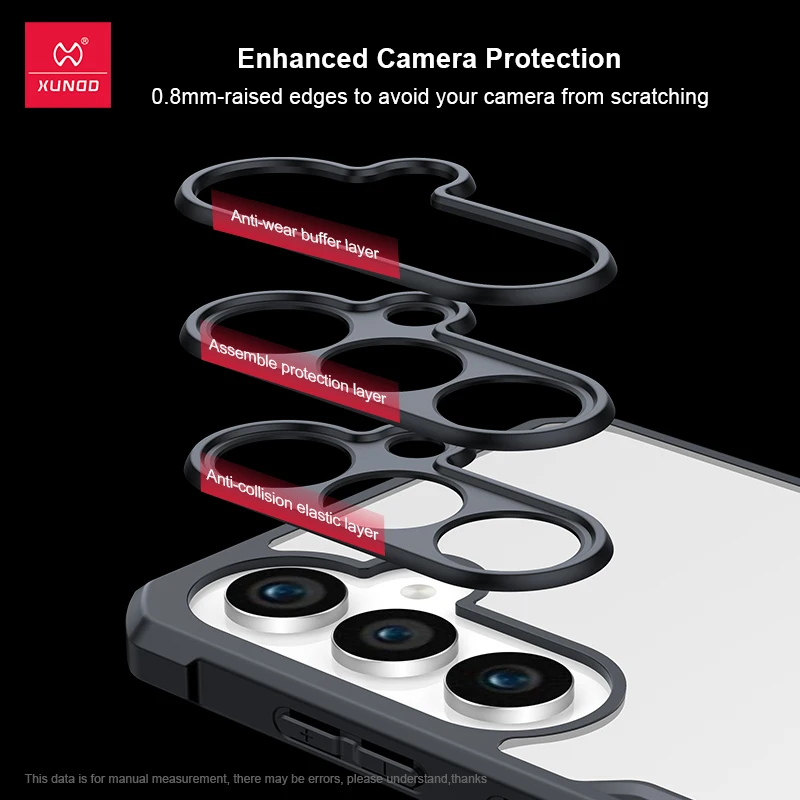 Xundd-shell à Prova de Choque para Samsung Tampa Traseira Clara Case Galaxy S23 fe S21 20 fe S22 S23 Ultra - Image 5