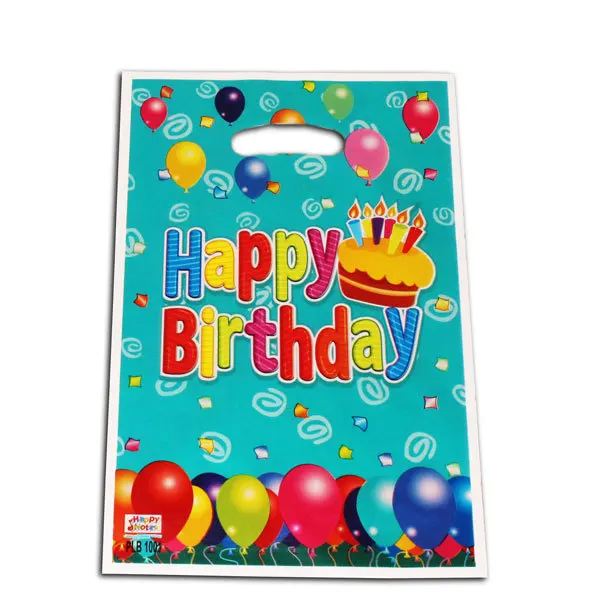 thumbnail image 1 of 10/50 piezas de bolsas de regalo impresas con lunares, bolsas de plástico para dulces, bolsas de botín para fiestas infantiles, suministros de decoración para fiestas de cumpleaños de niños y niñas, 1 of 5