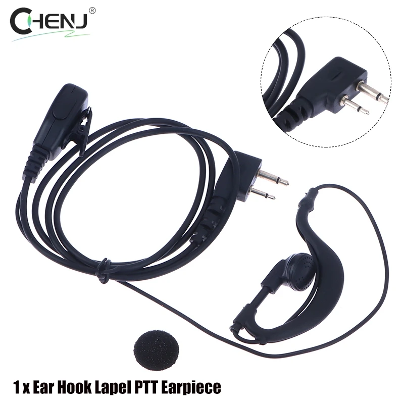 

1pcs D-type Earhook Earpiece Headset Walkie Talkie Headphone For ICOM IC-91A/91AD/92AD/P7A/Q7A/V8 Accessories