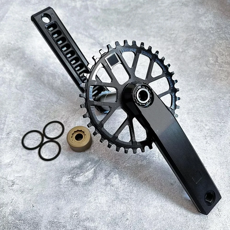 クランク  競技用自転車 MTB クランクセット CRS-X 自転車中空バイククランクチェーン