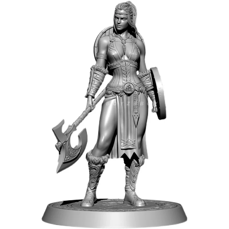 38mm 50mm 75mm zestawy model z żywicy figura piękna bezbarwna i samoorganizująca się (druk 3D) TD-6009/3D