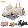 PANGDUBE 5pcs/set Mom Bag Waterproof Baby Diaper Bag for Camping Baby Nappy Bag for Stroller Maternity Fashion Mommy Handbag 1