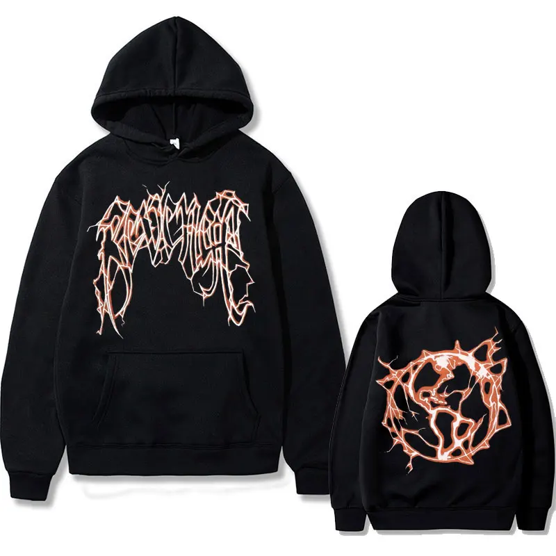 

Revenge Graphic Print Hoodie Men's Hip Hop Harajuku Streetwear Chief Keef Hoodies Men Women Oversized Loose Hooded Sweatshirts