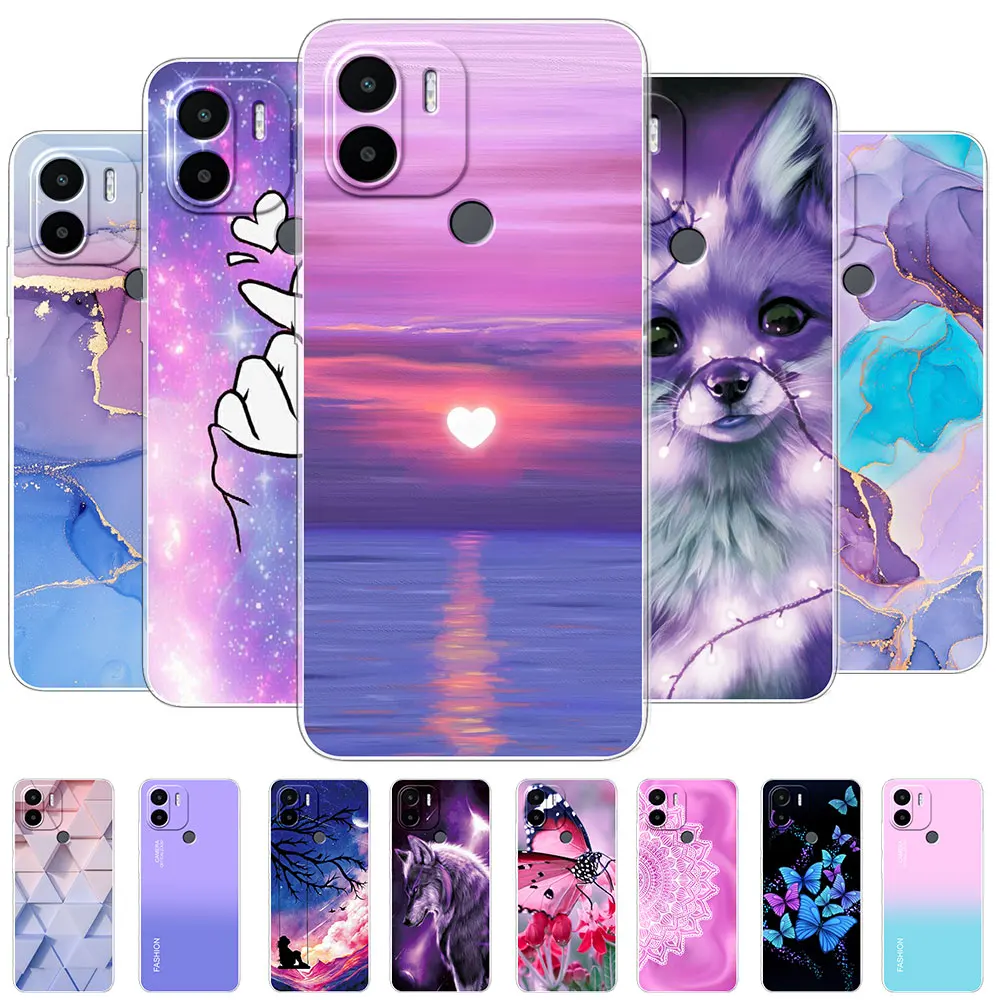 Per Xiaomi Redmi A2 Custodia Coque Per Redmi A2 + Fundas Custodia Protettiva Trasparente In Silicone Morbido Per Redmi A2 Plus Shell Bumper