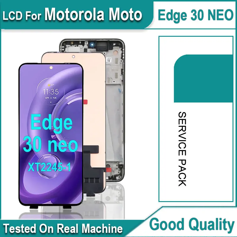 

Оригинальный 6,28 "ЖК-дисплей для Motorola Moto Edge 30 NEO LCD XT2245-1 дисплей сенсорный экран дигитайзер в сборе для Moto Edge30 Neo LCD