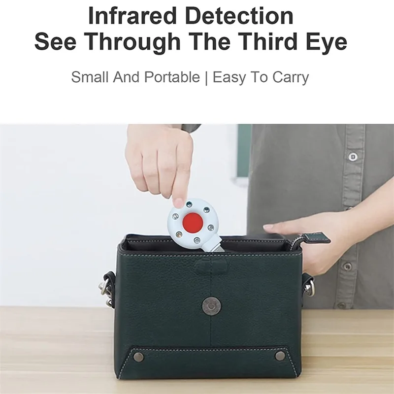 Portable Anti-Spy Camera Infrared Detector Handheld Anti-peeping detector Spy Finder for Screening Pinhole Spy Cameras For phone