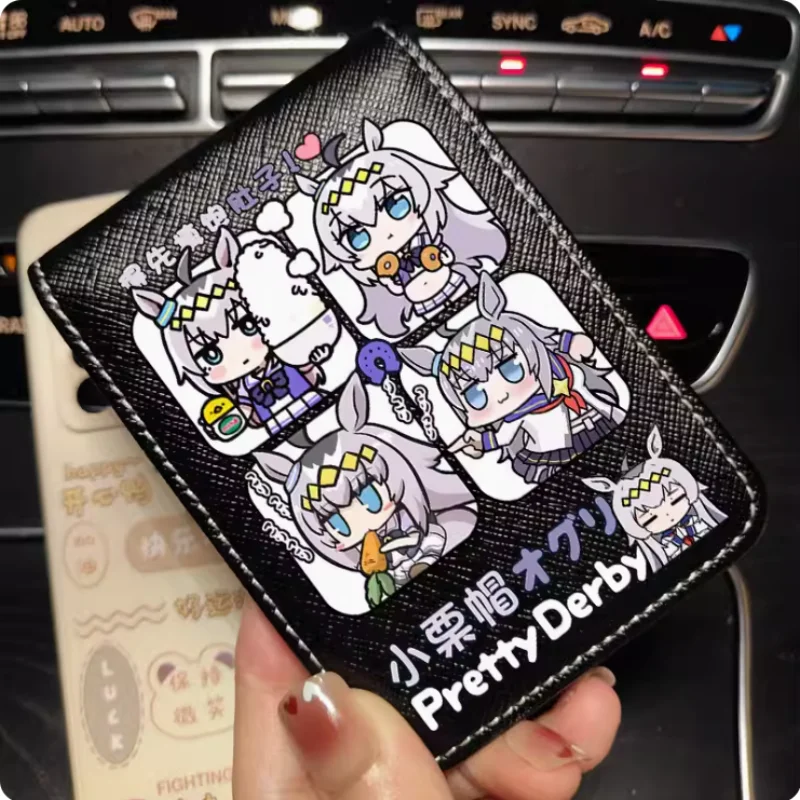 Anime Umamusume Pretty Derby Oguri Cap Fashion Wallet PU Purse Card Cash Holder Bag Cosplay Gift B472