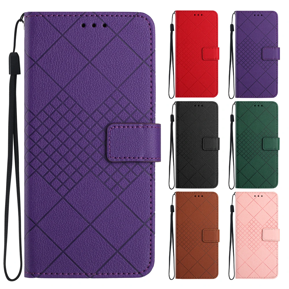 Custodie Per Telefoni Per Sony Xperia 5 10 1 V Iv Ace Iii Pdx-223 Pdx-225 Pdx-226 Custodia Geometrica Fashion Rock Wallet Vintage Flip Cover
