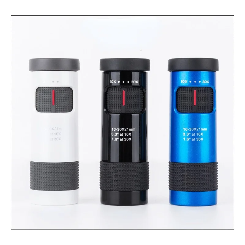 Original Travel Binoculars 10-30x21 HD Flexible Focus High Power Mini Monocular Zoom Telescope for Pocket Travel Hunting 2
