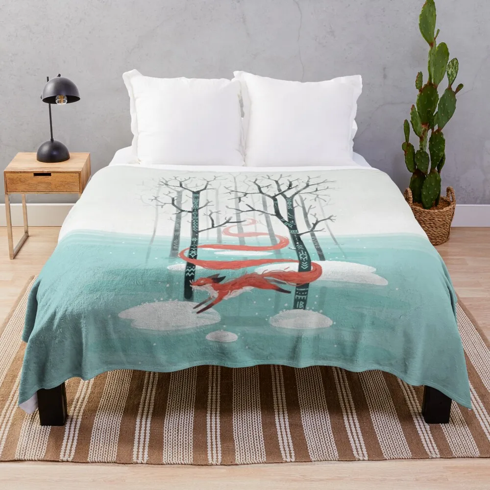 

Forest Spirit Throw Blanket Soft Plaid Blanket For Decorative Sofa