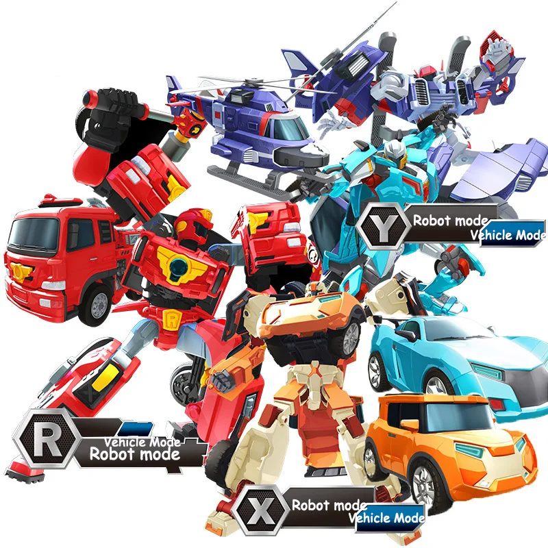 

Tobot Warrior Transformation Robot Super Version Toys Cartoon Korea Anime Deformation Car Airplane Action Figures Vehicle Boy