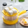 Electric Frying Pan, Omelette Maker Steamer Egg Cooker Eggs Mini Plug-in Frying Pan Automatic Power-off Breakfast Machine 3