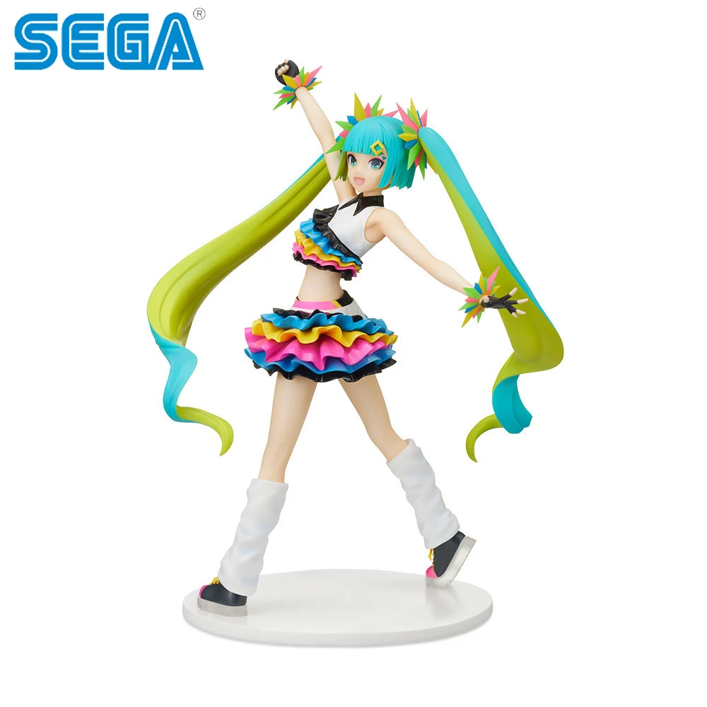 

In Stock Original SEGA FIGURIZM Hatsune Miku Catch the Wave Figure Anime Model Genuine Collectible Boxed Dolls Toy Festival Gift