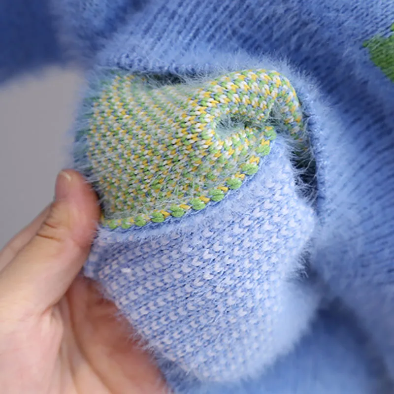 Boys Fleece Knit Pullover Sweater Autumn Winter