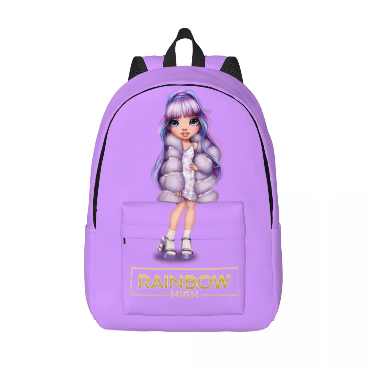 

Violet Willow Rainbow High Backpack for Kindergarten Primary School Student Bookbag Boy Girl Kids Canvas Daypack Sports