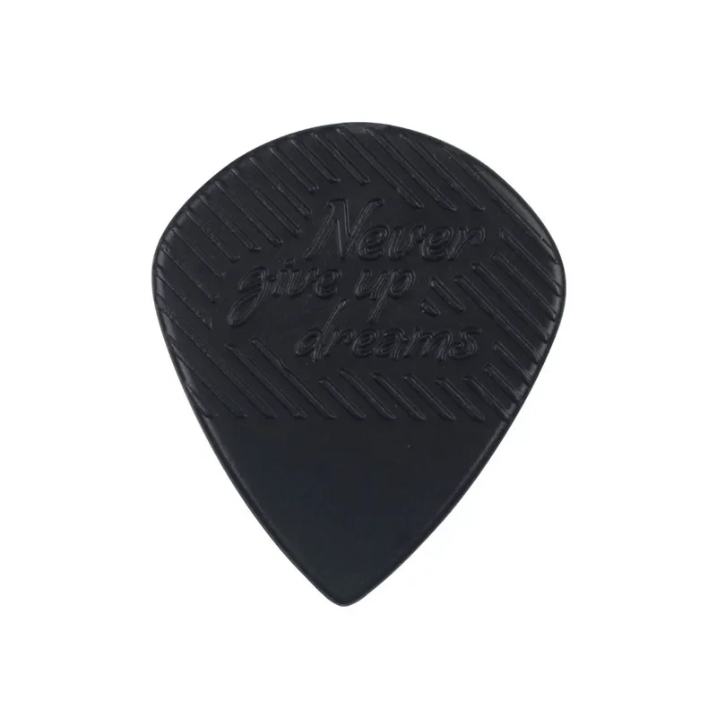500Pcs JOYO Guitar Pick "Never Give Up Dreams" 1.5mm Thinckness Black/Orange