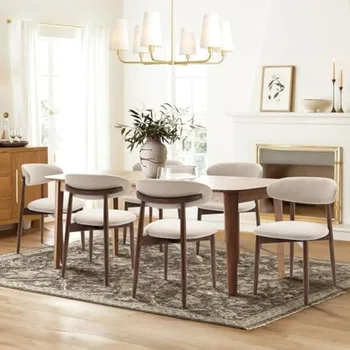 Wooden Dining Chairs Set 1