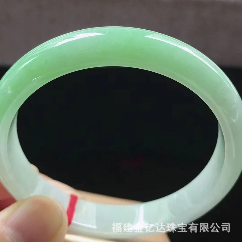 Myanmar Natural Emerald A Floating Green Positive Ring Bracelet Jade